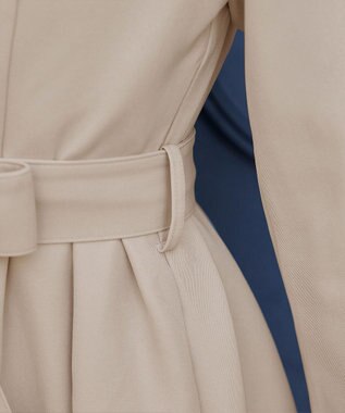 Tiaclasse L 【新色追加】ステンカラードレスコート ライトベージュ