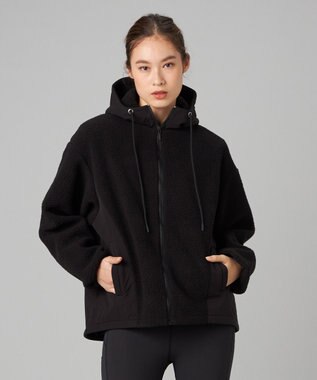 Chacott Chacott BALANCE ボアフルジップジャケット ブラック