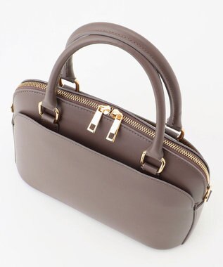 自由区 【カタログ掲載】【MILOS】レザーポケット バッグ モカ