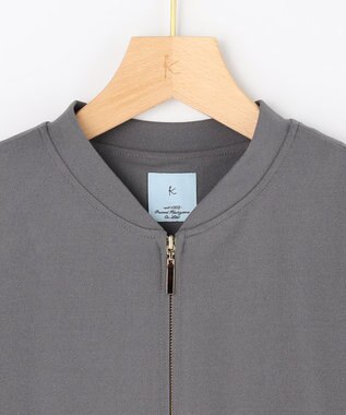 組曲 【先行予約・WEB限定】ジョーゼットジャージー ブルゾン グレー系