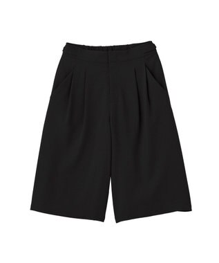 Green Parks イージーケアキュロットパンツ Black