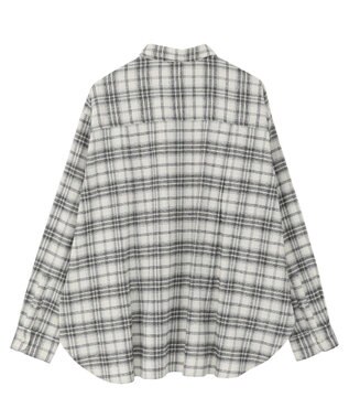 AMERICAN HOLIC ビエラ起毛チェックシャツ Ivory