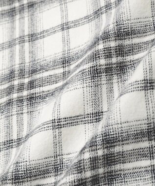 AMERICAN HOLIC ビエラ起毛チェックシャツ Ivory