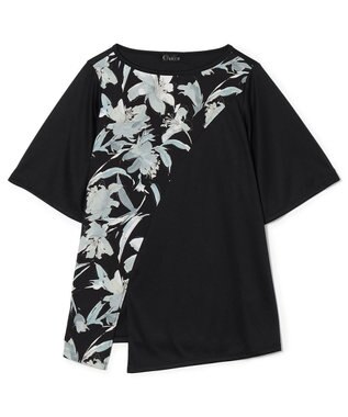 Chacott フラワープリントワンピースＴシャツ