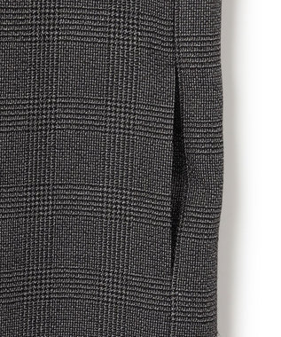 ICB L ウォッシャブルライトウール ワンピース ラメチェック