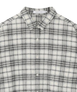 AMERICAN HOLIC ビエラ起毛チェックシャツ Ivory