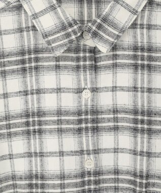 AMERICAN HOLIC ビエラ起毛チェックシャツ Ivory