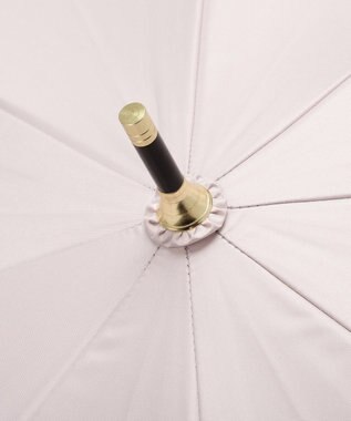 Maison de FLEUR 《晴雨兼用》遮光&UV CUT フリル傘 Pink