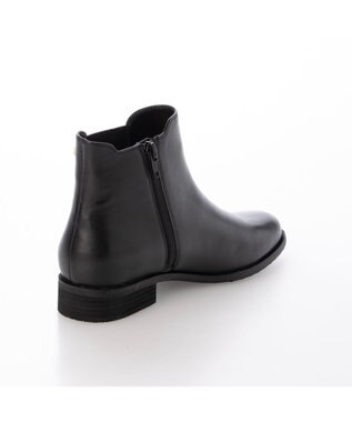 ing <ing>アクセントサイドゴアブーツ ブラック