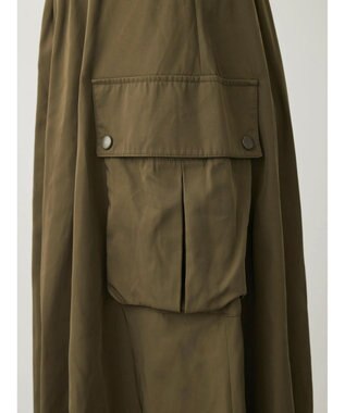 Green Parks ・ＳＵＧＡＲ　ＳＰＯＯＮ　ミリタリーフレアスカート Khaki