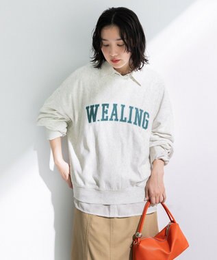 Green Parks 刺しゅうロゴ裏毛プルオーバー