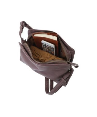 genten ゴートベーシック B5ショルダーバッグ グレー