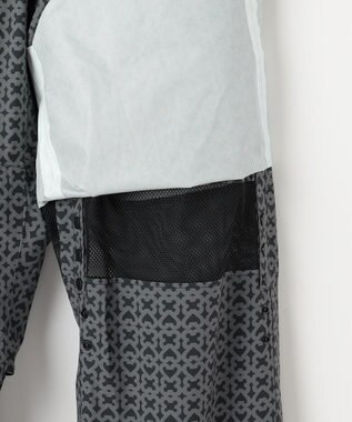 23区GOLF 【MEN】モノグラム レインパンツ  2WAYストレッチ 透湿防水 防風 撥水 ポケッタブル ブラック系5