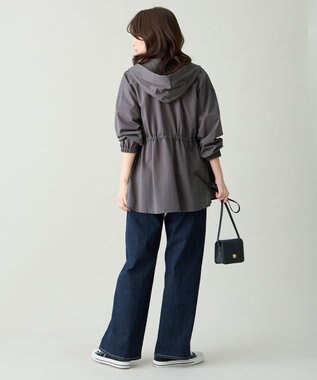 ANY L ドライフーディーカーディガン スレート