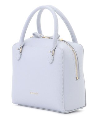 TOCCA ECLAT CARRE LEATHERBAG レザーバッグ ブルー系