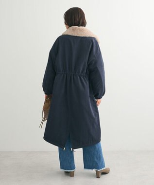 Green Parks ・ＥＬＥＮＣＡＲＥ　ＤＵＥ　中綿モッズコート Navy