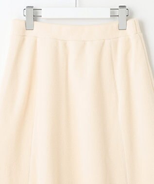 23区 【SLOW/セットアップ対応】マイクロエコフリース フレア スカート アイボリー系