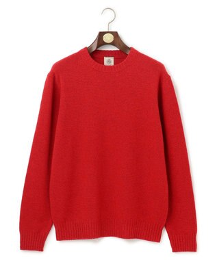 J.PRESS MEN 【WEB限定】クルーネックニット レッド系