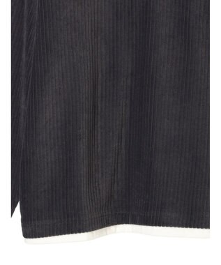 CRAFT STANDARD BOUTIQUE カットコールフェイクレーヤードプルオーバー Charcoal Gray