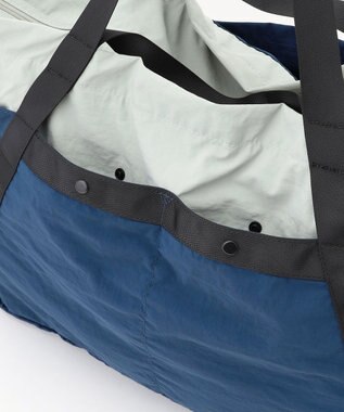 LA BAGAGERIE 【MONICA】ダブルハンドル　パッカブルビッグバッグ ネイビー