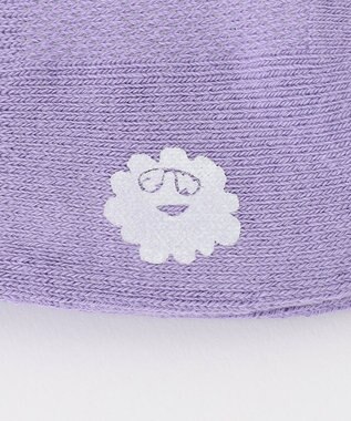 PW CIRCULUS 【WOMEN】【土踏まずをサポート】ロゴ ミドルソックス ラベンダー