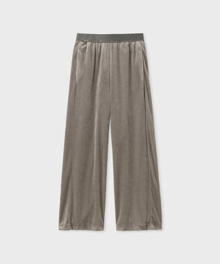 Paul Smith マットベロア ワイドパンツ グレイッシュベージュ
