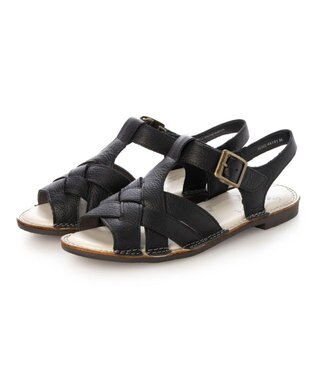 ing <ing>【サスティナブル】クロスメッシュデザインサンダル