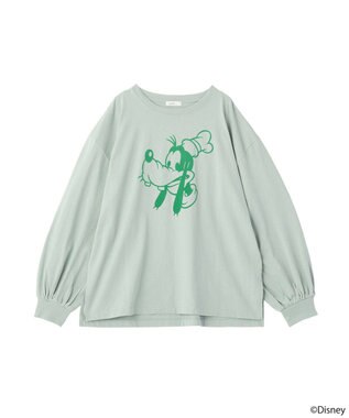 earth music&ecology 【予約】【綿100％】Disney/アソートプリントロンTEE グリーン