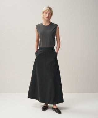 ATON FRESCA NUBACK | タンクトップ CHARCOAL GRAY