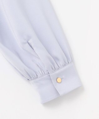 ANY SIS 【4WAY】長袖 ボウブラウス ライトブルー