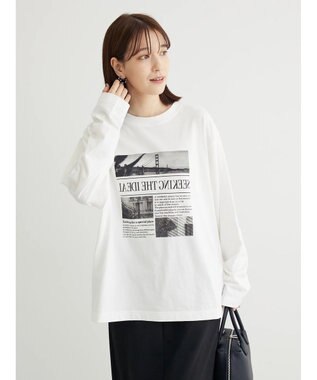 Green Parks オーバーサイズフォトチュニック Black