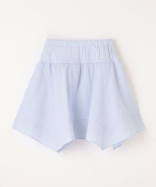 組曲 KIDS 【150-160㎝】イレギュラーヘム キュロット スカイブルー系