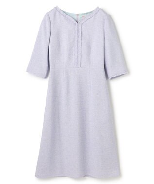 TOCCA FROST MIST TWEED ドレス ライラック系5