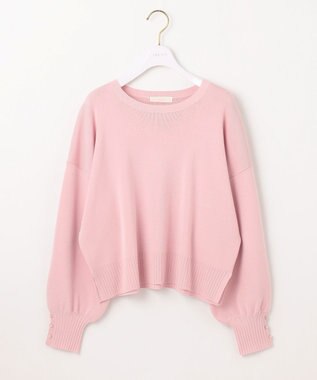 ANY SIS L 【花粉対策】ドルマン ニット ペールピンク
