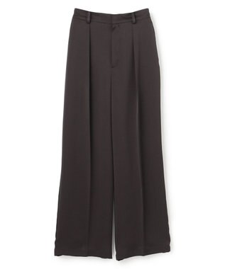 uncrave ライトダブルサテン ワイドパンツ