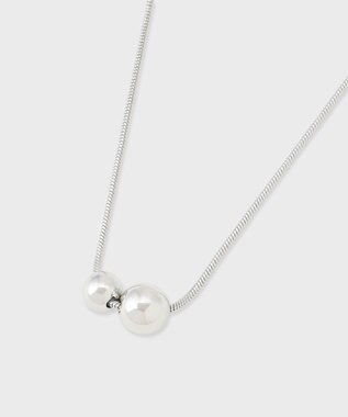 GRACE CONTINENTAL デザインチェーンネックレス シルバー