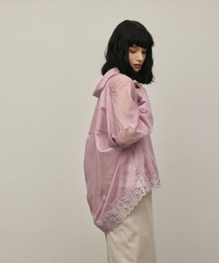 GRACE CONTINENTAL シアースキッパートップ ピンク