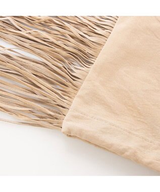 UNBILLION kakatoo ピッグレザーフリンジドロストミニバッグ ベージュ