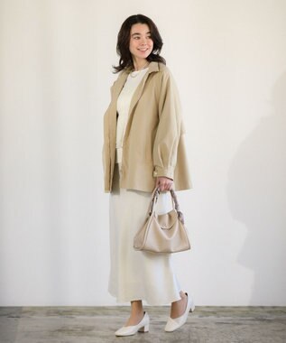 Green Parks 撥水加工Ａラインマウンテンパーカー Beige