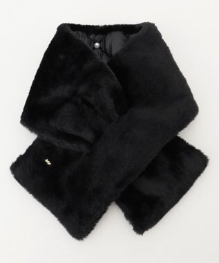 TOCCA 【リバーシブル】PEARL FUR REVERSIBLE TIPPET ティペット ブラック系