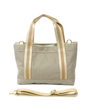 Regalo Felice 【撥水 / 色落ちしないデニム調生地 / ショルダー付】2層トート / REGALO