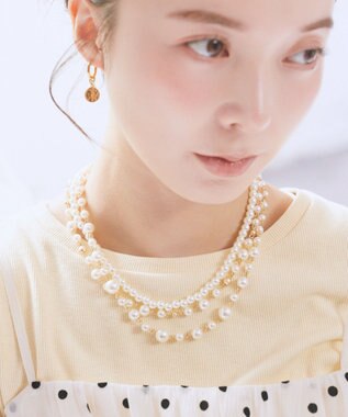 earth music&ecology 【ステンレス】コインフープピアス Silver