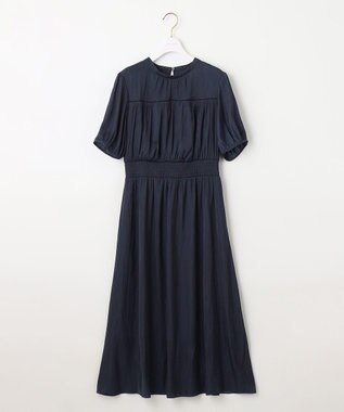 ANY SIS 【洗える】カッセンハシゴレース ワンピース ネイビー