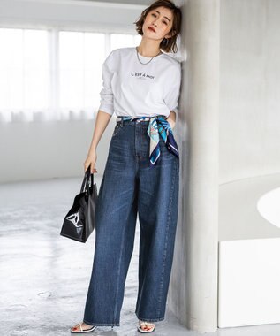 23区 クリア トートバッグ ブラック系