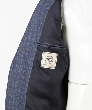 J.PRESS MEN 【ESSENTIAL CLOTHING】ミルドクリーンストライプ スーツ/総裏 ダルブルー系2