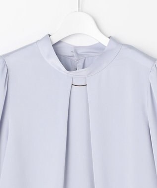 ANY SIS 【4WAY】長袖 ボウブラウス ライトブルー