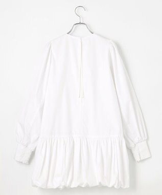 #Newans バルーンヘムブラウス ホワイト