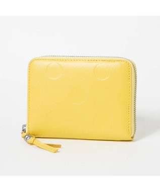 色: SVペルケ 二つ折り財布 ドット型押しラウンドパームフィット財布
