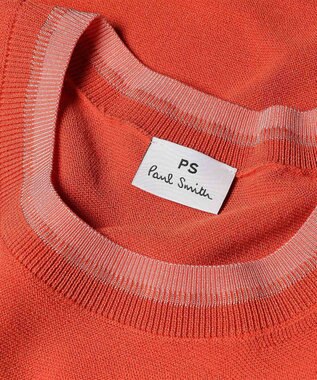 Paul Smith コントラストトリム ノースリーブニット コーラル