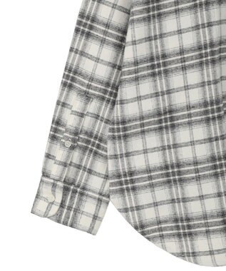 AMERICAN HOLIC ビエラ起毛チェックシャツ Ivory